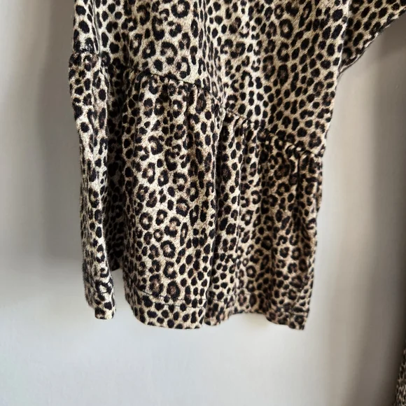 Michael Kors Animal Print Top Size L - Picture 2 of 6